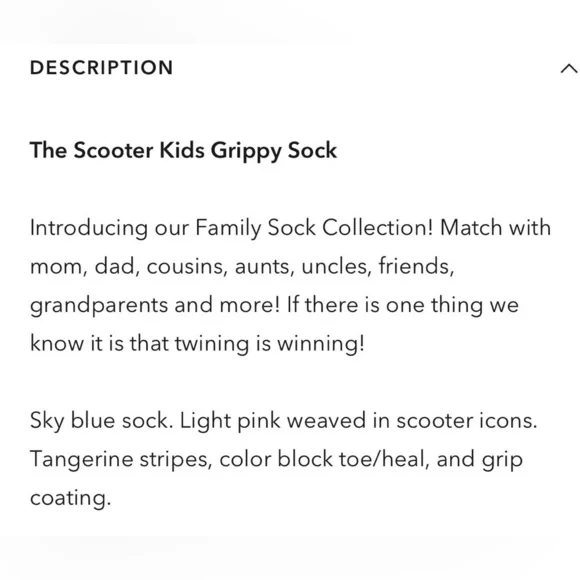 Lucky Honey The Scooter Kids Grippy Socks - Picture 10 of 11
